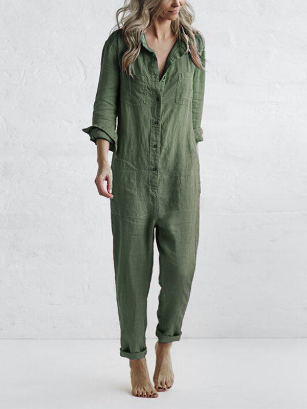 Aura | Long-Sleeve Jumpsuit